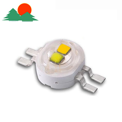 大功率LED灯珠-4脚白暖白双色温