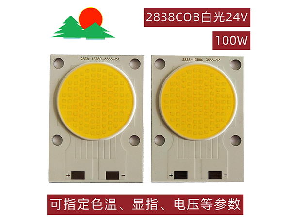 2838COB-白光-100W-24V-发光面23mm-加定位孔