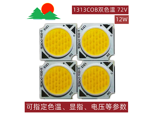 1313COB双色温-12W-72V-发光面11mm
