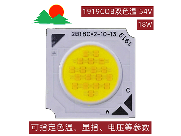 1919COB双色温-18W-54V-发光面13mm
